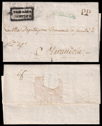 Modena, sanità. 1807-1855 undici lettere riguardanti la salute ...