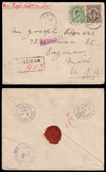 5600: 桑給巴爾 - Official stamps