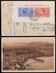 Lebanon Postal History. Incoming post card written in Arabic, sent ...