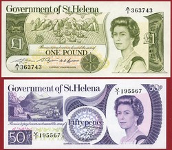 110.550.372: Banknoten - Afrika - St. Helena