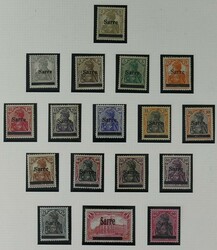 AIXPHILA 72. Briefmarkenauktion Briefmarken Saar