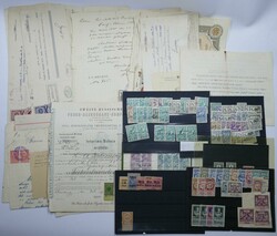 7090: Collections and Lots Baltic States - Fiscal stamps