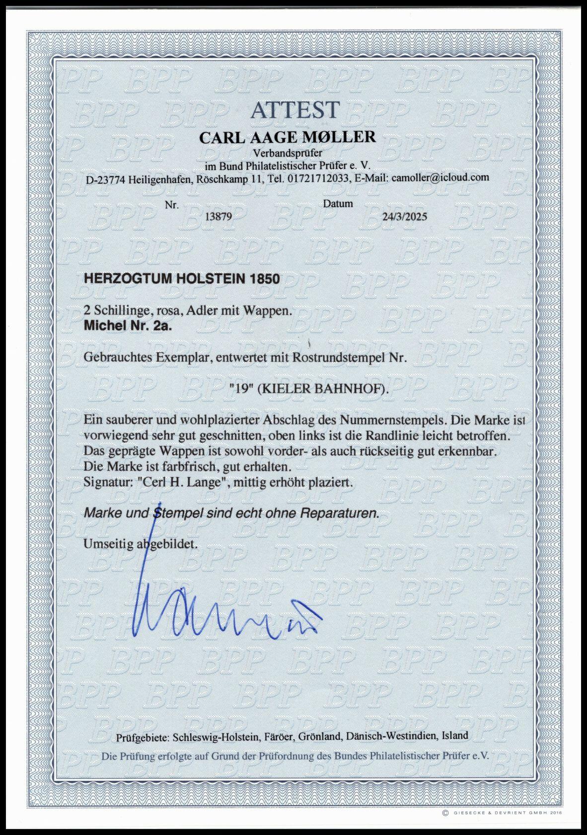 Image 1 for lot number 591 for AIX-PHILA - 76th Stamp Auction