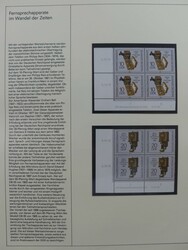 Exklusivzusammenstellung Postwertzeichen der Deutschen Post 1989 ...