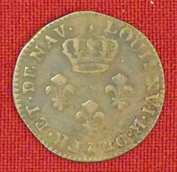 Frankreich-Cayenne, französische Kolonie: 2 Sous 1789 à Paris, ...