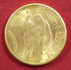 20 Dollar 1923 Statue (Gold 30,09 g fein) Erhaltung: vz-st  ...