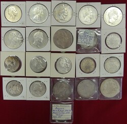 Interessante Sammlung von 21 Talern, Geschichtstalern, Doppeltalern, ...