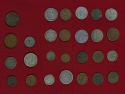 Interessante Sammlung von 27 Münzen vom Pfennig bis zum 1/6 Taler ...