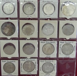Freie Stadt Frankfurt am Main: Interessante Sammlung von 15 Talern, ...