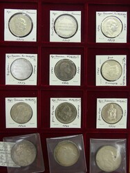 Kleine Sammlung von 24 Talern und Doppeltalern aus 1672 bis 1871 in ...