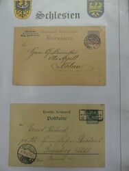 Spezialsammlung mit einigen schönen Stempeln der verschiedenen ...