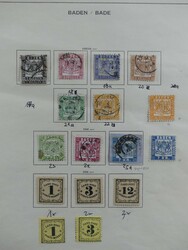 Schöner Bestand auf alten Albenseiten und bis auf Mi.-Nr. 16 ...