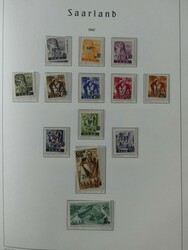 Gut bestückte Sammlung inkl. Hochwasserblockpaar (postfrisch) im ...