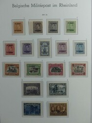 1830: Belgische Militärpost im Rheinland - Portomarken