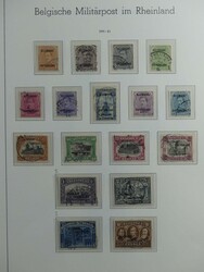 1830: Belgische Militärpost im Rheinland - Portomarken