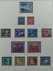 Dual geführte Sammlung von 1949 bis 1961. Bis auf wenige Werte ...