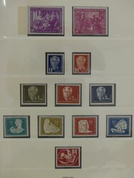 Komplette, saubere Sammlung in mehreren Vordruckalben  Automatically ...