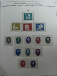 Saubere postfrische Sammlung von 1949-1990 bis auf Köpfe II komplett ...