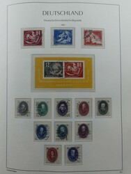 Sauber gestempelte Sammlung von 1949–1974 komplett. Marx-Blöcke ...