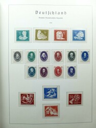 Von 1949 bis 1969 komplette Sammlung in zwei Leuchtturm-Vordrucken. ...