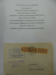 1380: DDR - Official stamps