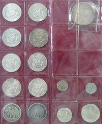 Kleiner Posten von 15 Silbermünzen vom 10-Cent- bis zum ...