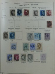 Gut bestückte Sammlung bis ca. 1930 mit u.a. Besetzung WK I im Album ...