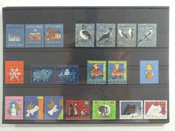 Partie von 155 verschiedenen Julmarken aus der Zeit 1904–1993. Fast ...