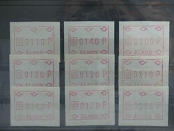 ATM-Sammlung der Jahre 1984-2017 (Mi.-Nr. 1-28) mit mehr als 40 ...