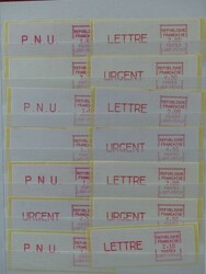 Interessanter Posten der ATM Mi.-Nr. 3.3 mit 25 Portostufensätzen ...