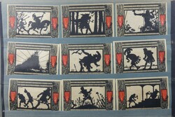 Altes Notgeld-Album mit ca. 350 Notgeld-Serienscheinen. Erhaltung: I, ...