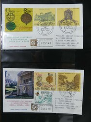 Sammlung aus den 80er Jahren mit ca. 70 adressierten FDCs im ...