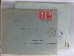 Sammlung von mehr als 200 oft gut frankierten Vorkriegsbelegen in 3 ...