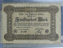 110.80.140: Banknotes - Germany - emergency money