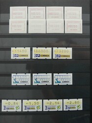 Komplette Sammlung Automatenmarken ab Nr. 1 inkl. einiger Briefe  ...