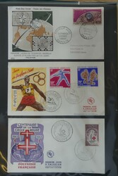 FDC-Sammlung aus 1953–1975 im OrdnerAutomatically generated ...