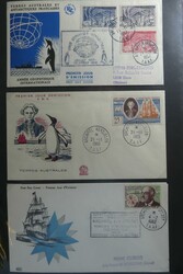 TAAF FDC-Sammlung aus 1957–1994 mit zahlreichen guten Belegen ...
