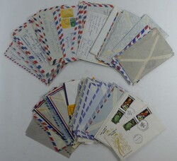Partie von mehr als 250 Belegen (meist Luftpost), sehr ...
