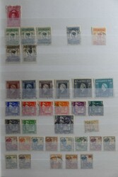 NIEDERLÄNDISCHE KOLONIEN - Partie von 4 dünnen Steckbüchern mit ...