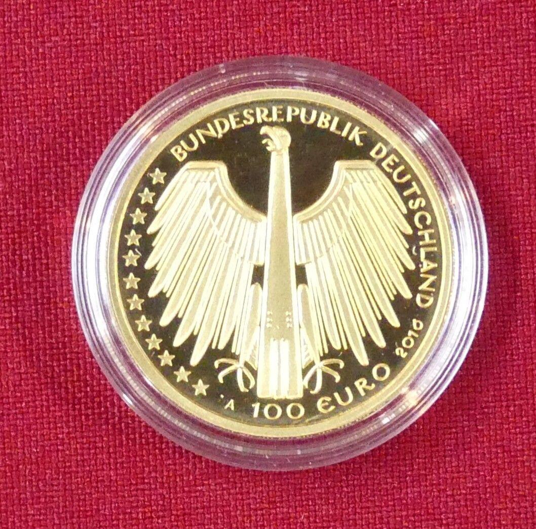 100 Euro 2016 A, Altstadt von Regensburg, in Münzbox mit Zertifikat ...