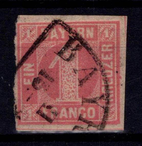 1862, Freimarken 1 Kr von Platte 2, Fotoattest 2023 Sem. BPP (Mi2.000 ...