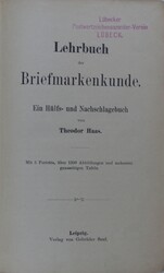 Hass, Theodor: Lehrbuch der Briefmarkenkunde - Ein Hilfs- und ...