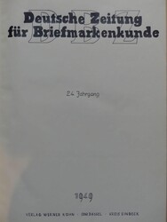 DBZ - Deutsche Zeitung für Briefmarkenkunde, 24. - 37. Jahrgang, ...