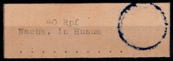 1945, Gebührenzettel blanko ohne Namenszüge, signiert von Richter  ...