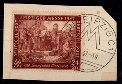 1947, Leipziger Frühjahrsmesse 24 Pf, Fotoattest Schlegel BPP ...