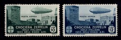 1933, Italienfahrt, 10 L mit Bleistiftsignatur, Sassone Nr. 24-25 ...