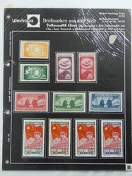 1950/52, Lot mit u.a. Gedenken an die Volksrepublik und Einsetzung ...
