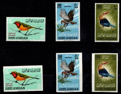 1964, Vögel kompl. jeweils gezähnt und geschnitten (Mi 950,-)  ...