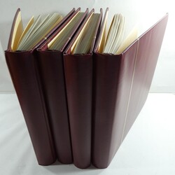 Vier rote Safe SKAI Ringbinder (Nr. 807) mit Bund Safe dual ...