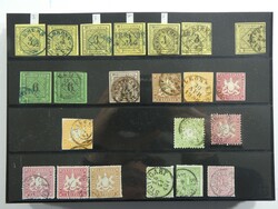 Qualitativ gemischte Steckkartenpartie der größeren Länder mit ...